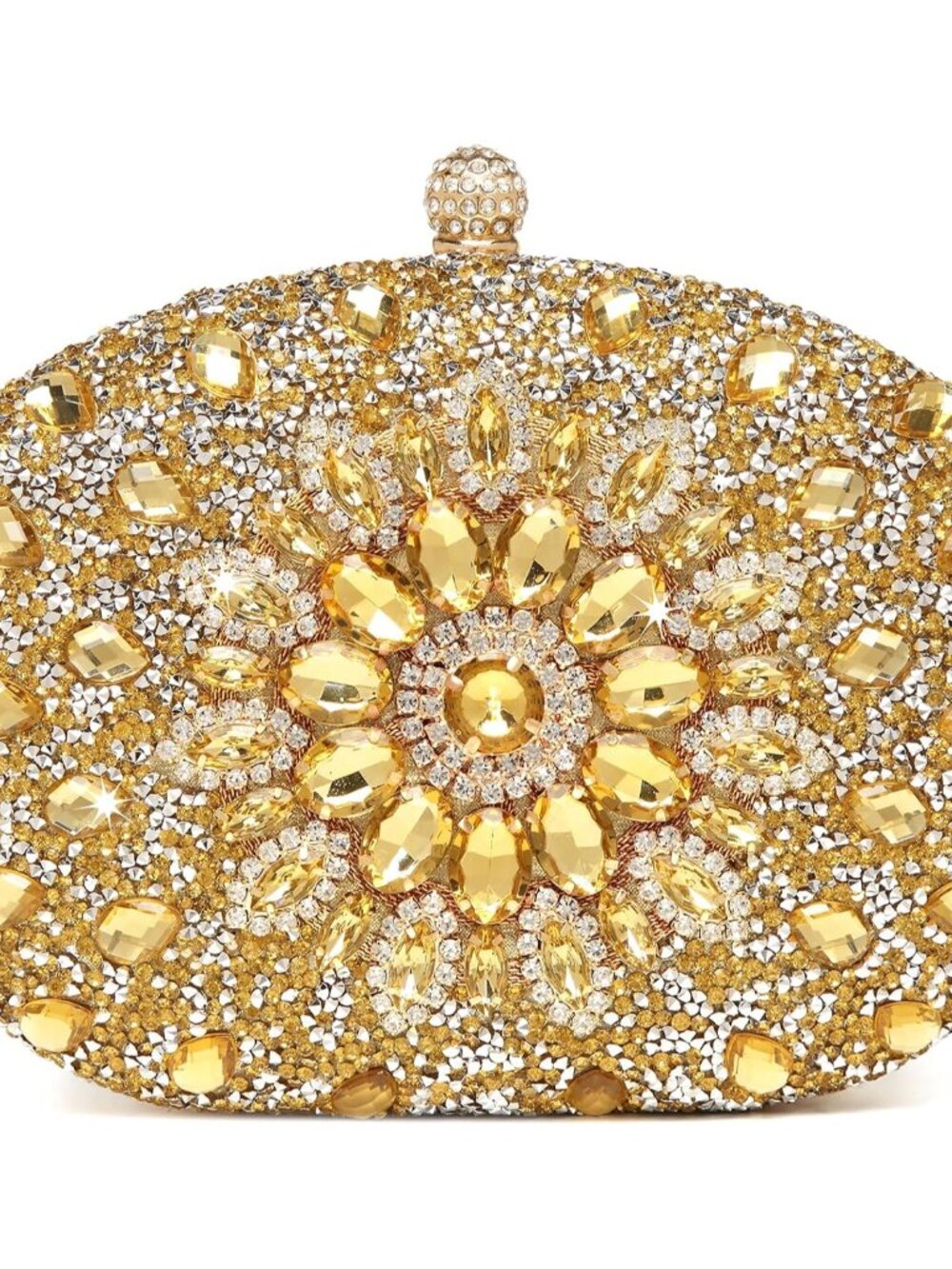 Women's Evening Bags Sparkly Rhinestone Clutch Purses Luxury Handbags